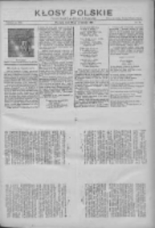 Kłosy Polskie: dodatek literacki i powieściowy do "Orędownika" 1912.09.29 Nr39