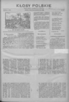 Kłosy Polskie: dodatek literacki i powieściowy do "Orędownika" 1912.10.27 Nr43