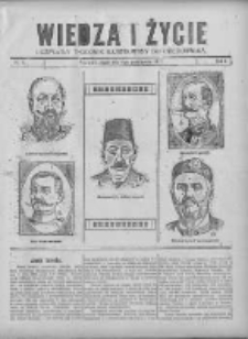 Wiedza i Życie: bezpłatny tygodnik ilustrowany do "Orędownika" 1912.10.04 R.1 Nr1