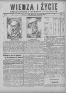 Wiedza i Życie: bezpłatny tygodnik ilustrowany do "Orędownika" 1912.10.16 R.1 Nr3