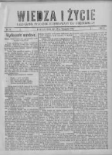 Wiedza i Życie: bezpłatny tygodnik ilustrowany do "Orędownika" 1912.11.27 R.1 Nr9
