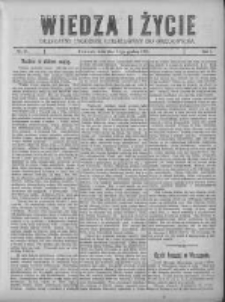 Wiedza i Życie: bezpłatny tygodnik ilustrowany do "Orędownika" 1912.12.11 R.1 Nr11