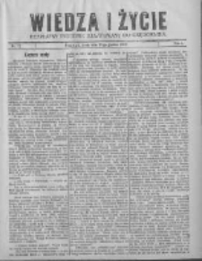Wiedza i Życie: bezpłatny tygodnik ilustrowany do "Orędownika" 1912.12.18 R.1 Nr12