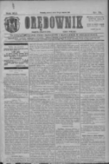 Orędownik: najstarsze ludowe pismo narodowe i katolickie w Wielkopolsce 1911.03.28 R.41 Nr71