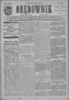 Orędownik: najstarsze ludowe pismo narodowe i katolickie w Wielkopolsce 1911.03.31 R.41 Nr74