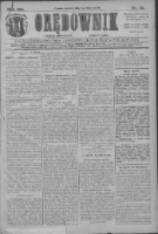 Orędownik: najstarsze ludowe pismo narodowe i katolickie w Wielkopolsce 1911.04.06 R.41 Nr79