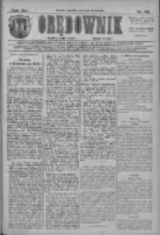 Orędownik: najstarsze ludowe pismo narodowe i katolickie w Wielkopolsce 1911.04.20 R.41 Nr90