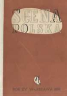 Scena Polska: organ Związku Artystów Scen Polskich. 1938 R.15 z.4