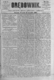 Orędownik: pismo poświęcone sprawom politycznym i sp&oacute;łecznym. 1880.12.28 R.10 nr155