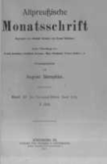 Altpreussische Monatsschrift, Der Neuen Preussischen Provinzial-Bl&auml;tter. 1912 Bd.49 heft 3