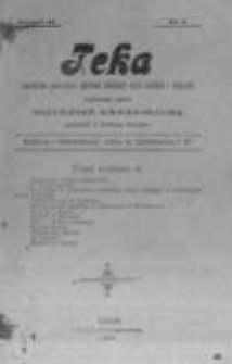 Teka: czasopismo poświęcone sprawom młodzieży szkół średnich i wyższych wydawane przez młodzież akademicką. 1900 R.2 nr4