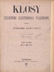 Kłosy: czasopismo ilustrowane, tygodniowe, poświęcone literaturze, nauce i sztuce 1881.06.25(07.07) T.33 Nr836