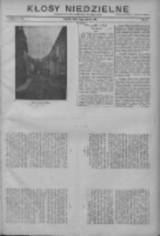 Kłosy Niedzielne: dodatek literacki i powieściowy do "Orędownika" 1911.03.12 Nr11