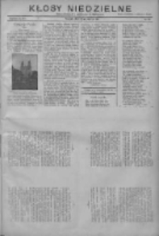 Kłosy Niedzielne: dodatek literacki i powieściowy do "Orędownika" 1911.03.19 Nr12