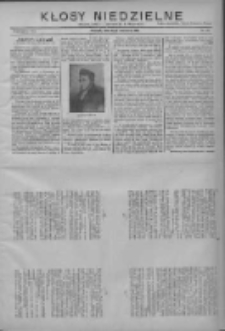 Kłosy Niedzielne: dodatek literacki i powieściowy do "Orędownika" 1911.06.11 Nr24