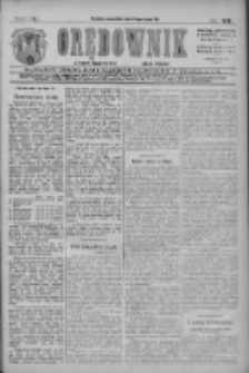 Orędownik: najstarsze ludowe pismo narodowe i katolickie w Wielkopolsce 1911.07.20 R.41 Nr163