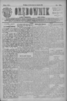 Orędownik: najstarsze ludowe pismo narodowe i katolickie w Wielkopolsce 1911.08.03 R.41 Nr175
