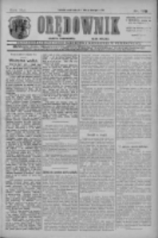 Orędownik: najstarsze ludowe pismo narodowe i katolickie w Wielkopolsce 1911.08.20 R.41 Nr189