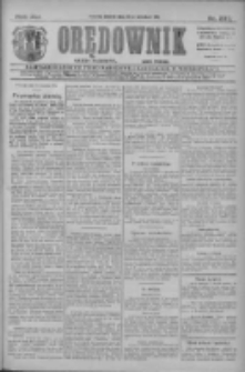 Orędownik: najstarsze ludowe pismo narodowe i katolickie w Wielkopolsce 1911.09.12 R.41 Nr207
