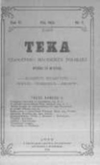 Teka: czasopismo młodzieży polskiej. 1904 R.6 nr5