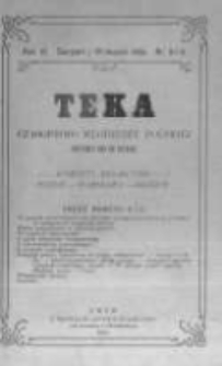 Teka: czasopismo młodzieży polskiej. 1904 R.6 nr8-9