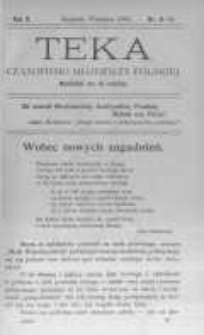 Teka: czasopismo młodzieży polskiej. 1908 R.10 nr8-9