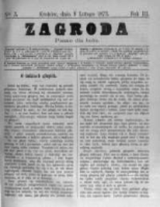 Zagroda: pismo dla ludu. 1873.02.08 R.3 nr3