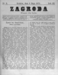 Zagroda: pismo dla ludu. 1873.05.08 R.3 nr9