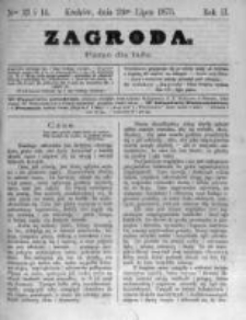 Zagroda: pismo dla ludu. 1873.07.24 R.3 nr13-14