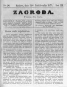Zagroda: pismo dla ludu. 1873.10.24 R.3 nr20