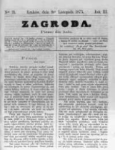 Zagroda: pismo dla ludu. 1873.11.08 R.3 nr21