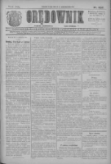 Orędownik: najstarsze ludowe pismo narodowe i katolickie w Wielkopolsce 1911.10.11 R.41 Nr232