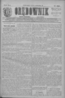Orędownik: najstarsze ludowe pismo narodowe i katolickie w Wielkopolsce 1911.10.13 R.41 Nr234