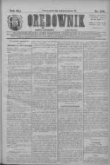 Orędownik: najstarsze ludowe pismo narodowe i katolickie w Wielkopolsce 1911.10.14 R.41 Nr235