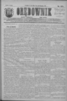 Orędownik: najstarsze ludowe pismo narodowe i katolickie w Wielkopolsce 1911.10.17 R.41 Nr237