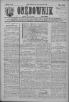Orędownik: najstarsze ludowe pismo narodowe i katolickie w Wielkopolsce 1911.10.20 R.41 Nr240