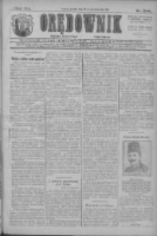 Orędownik: najstarsze ludowe pismo narodowe i katolickie w Wielkopolsce 1911.10.25 R.41 Nr244
