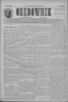 Orędownik: najstarsze ludowe pismo narodowe i katolickie w Wielkopolsce 1911.11.03 R.41 Nr251