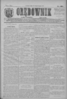 Orędownik: najstarsze ludowe pismo narodowe i katolickie w Wielkopolsce 1911.11.08 R.41 Nr255