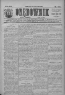 Orędownik: najstarsze ludowe pismo narodowe i katolickie w Wielkopolsce 1911.11.29 R.41 Nr272