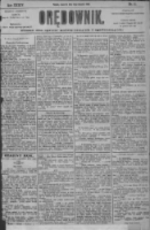 Orędownik: pismo dla spraw politycznych i społecznych 1904.01.14 R.34 Nr10