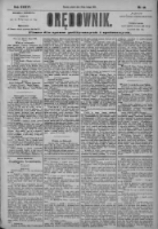 Orędownik: pismo dla spraw politycznych i społecznych 1904.02.26 R.34 Nr46