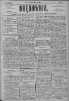 Orędownik: pismo dla spraw politycznych i społecznych 1904.02.28 R.34 Nr48