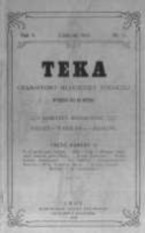 Teka: czasopismo młodzieży polskiej. 1903 R.5 nr11