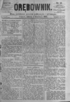 Orędownik: pismo poświęcone sprawom politycznym i spółecznym. 1881.04.09 R.11 nr43