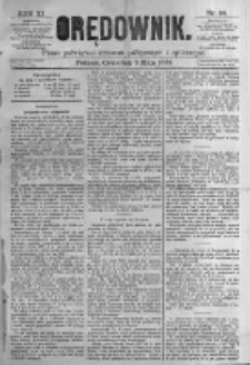 Orędownik: pismo poświęcone sprawom politycznym i spółecznym. 1881.05.05 R.11 nr54