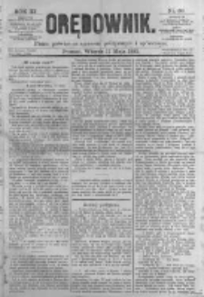 Orędownik: pismo poświęcone sprawom politycznym i spółecznym. 1881.05.17 R.11 nr59