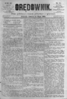 Orędownik: pismo poświęcone sprawom politycznym i sp&oacute;łecznym. 1881.05.21 R.11 nr61