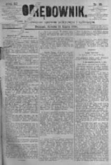 Orędownik: pismo poświęcone sprawom politycznym i spółecznym. 1881.07.16 R.11 nr85