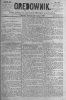 Orędownik: pismo poświęcone sprawom politycznym i spółecznym. 1881.07.23 R.11 nr88